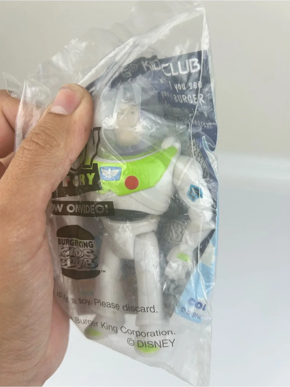 FINAL SALE! Burger King 1996 Toy Story Buzz Lightyear OR Hamm New Sealed